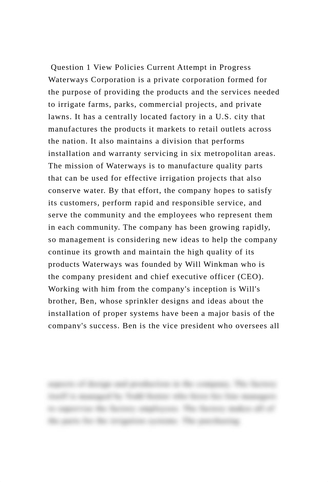 Question 1 View Policies Current Attempt in Progress Waterways Co.docx_dvchri4uosk_page2