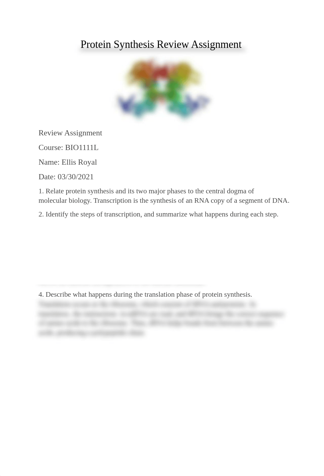 BIO1111L Protein Synthesis Homework.docx_dvcirl4iwdc_page1