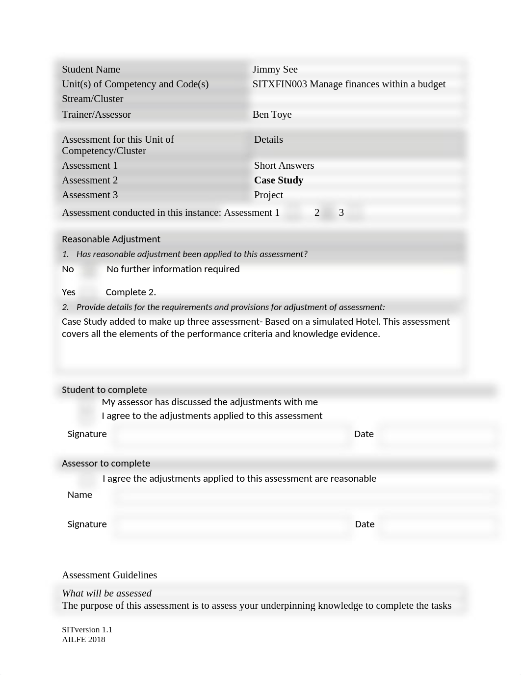 SITXFIN003 Assessment 2- Case Study (2) Jimmy See Marked NYS.docx_dvckrsnqd81_page2