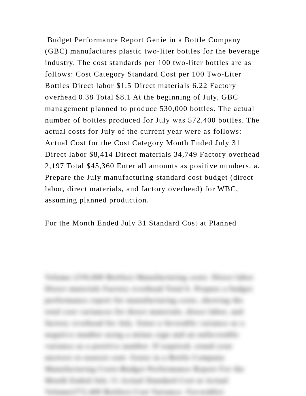 Budget Performance Report Genie in a Bottle Company (GBC) manufacture.docx_dvdd3g046wk_page2