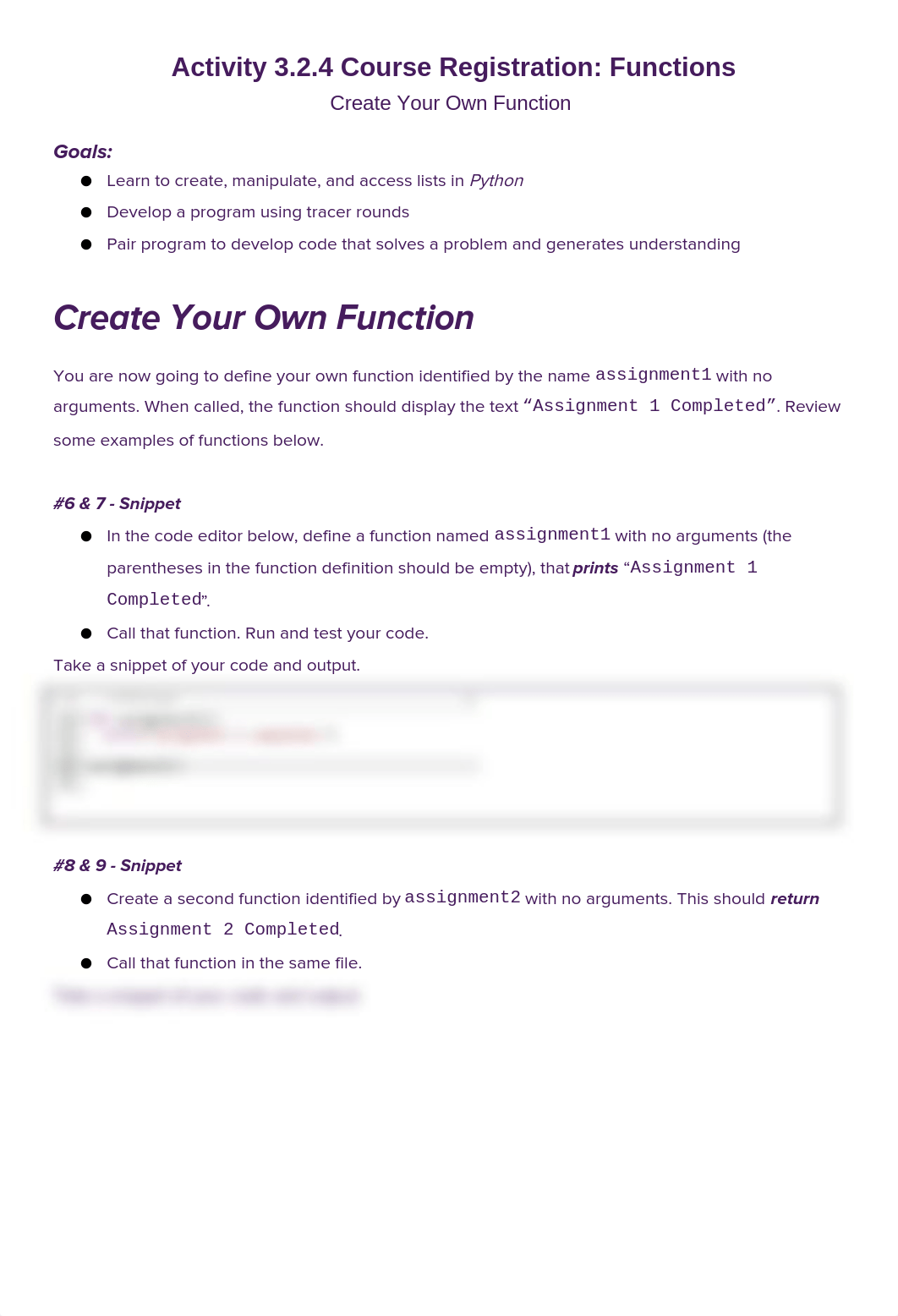 Christine Collins - Activity 3.2.4 Course Registration_  Functions - Create Your Own Function.docx_dvdgnk2x53c_page1