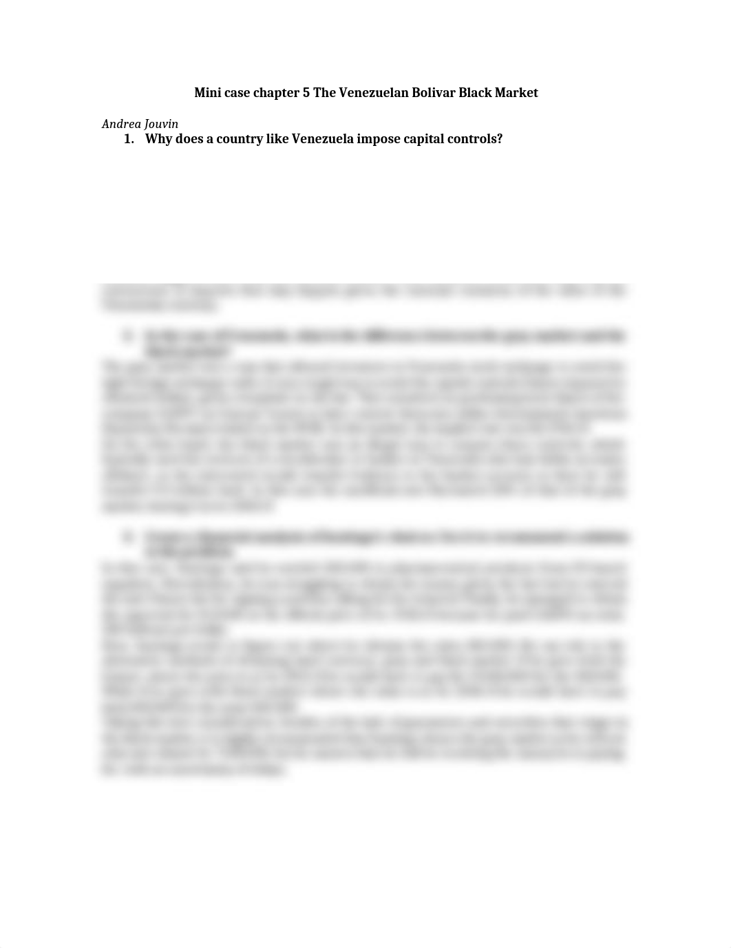 Mini case chapter 5 The Venezuelan Bolivar Black Market.docx_dvdmkkbpqu8_page1