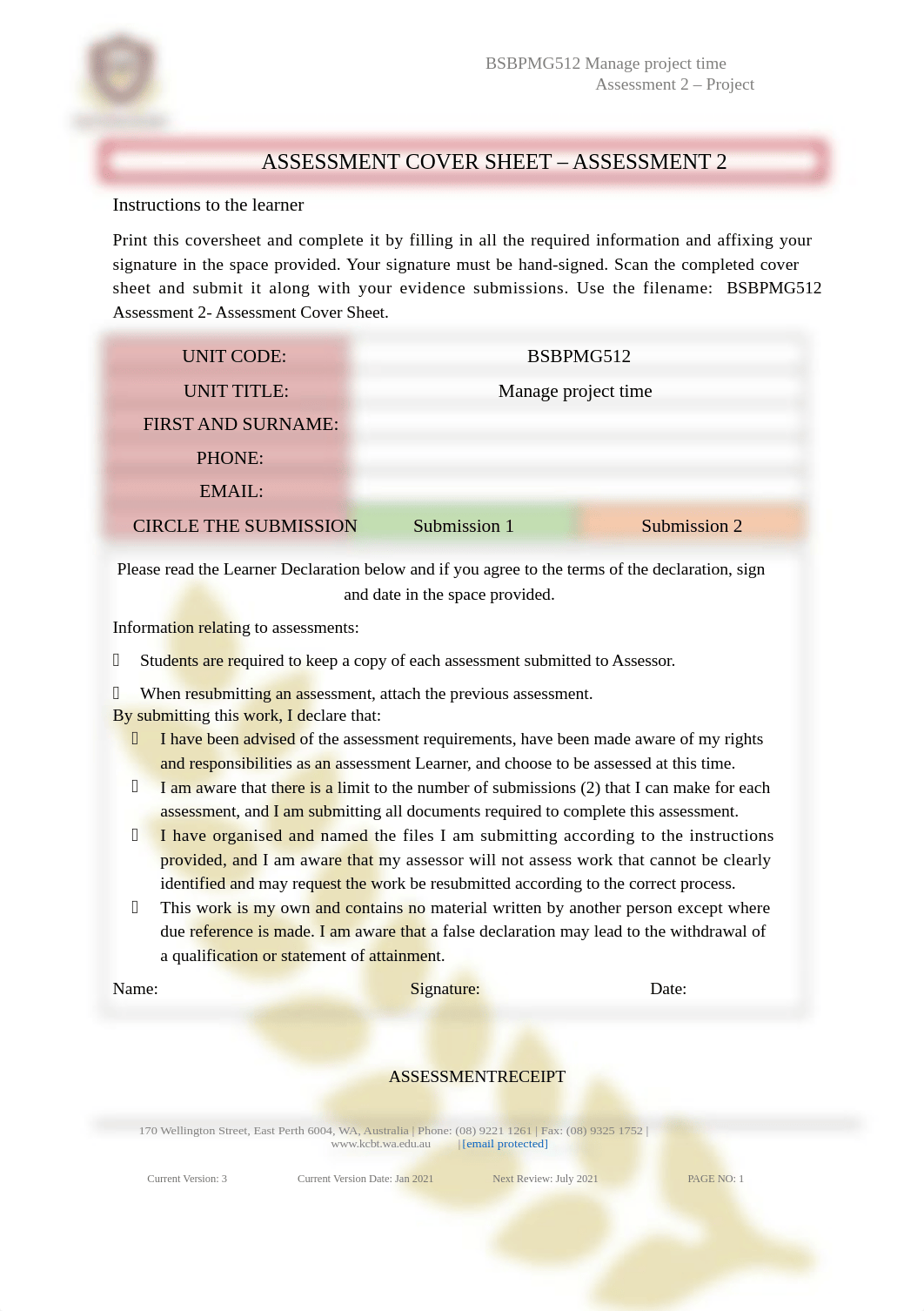 BSBPMG512- Assessment 2 - V3 - Jan 2021.docx_dvdrae09mr1_page1