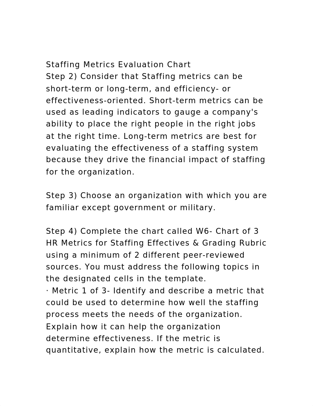 Staffing Metrics Evaluation Chart Step 2) Consider that Staffing.docx_dvduxcmulgg_page2