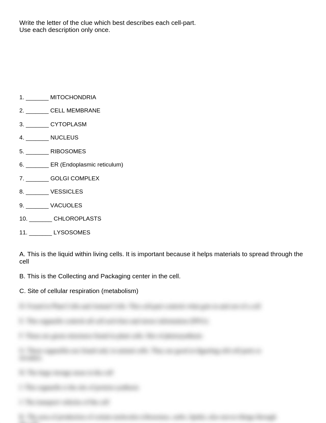 CELLS organelle practice matching (1).doc_dvelklm8c8c_page1