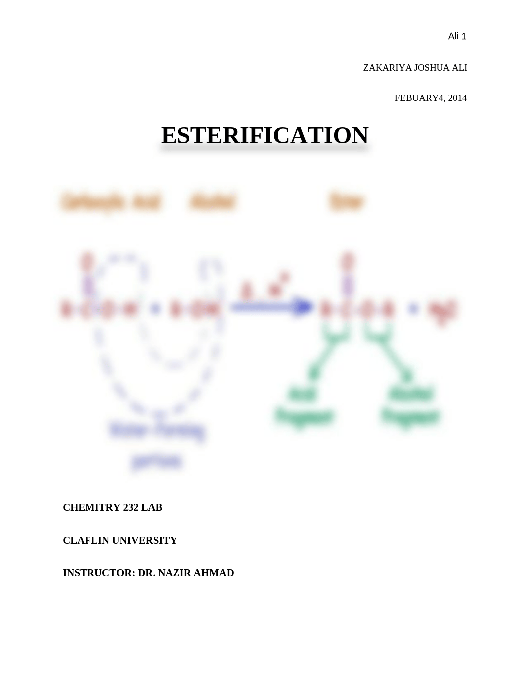 Esterification Lab Report_dveqzxs86za_page1