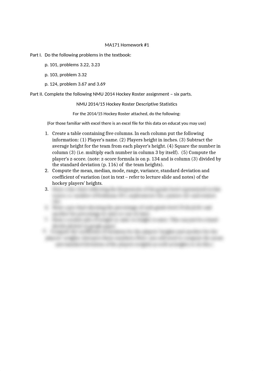 Homework 1. Text problems and NMU Hokey Roster Descriptive Statistics (1)_dvev9lcdcok_page1