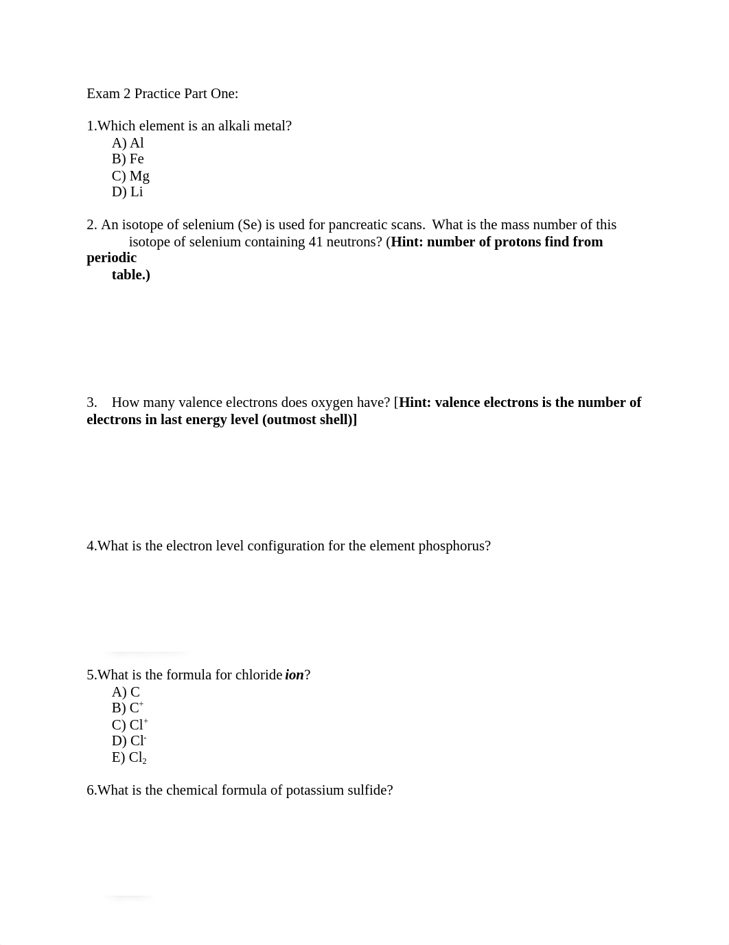 Exam 2 Practice Part One.docx_dvf5i79ykze_page1