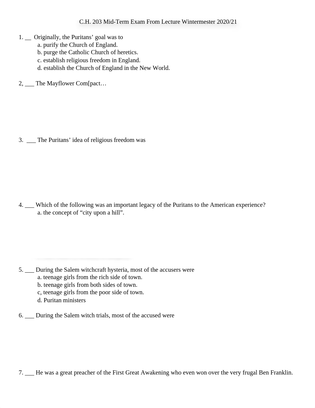 Printable First Lecture Exam (3).docx_dvf6xoi7xrb_page1