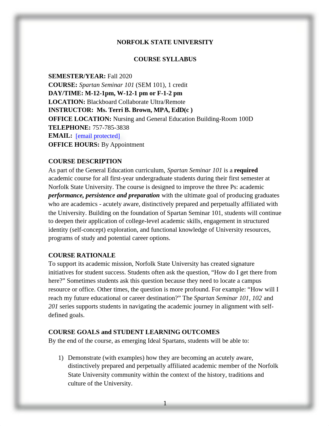 Syllabus_SEM 101 FALL 2020 Terri B. Brown (1).docx_dvf9tfdzmtf_page1