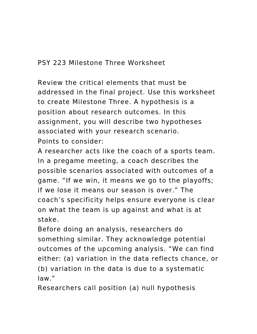 PSY 223 Milestone Three Worksheet Review the critical elemen.docx_dvfl9lroqzk_page2