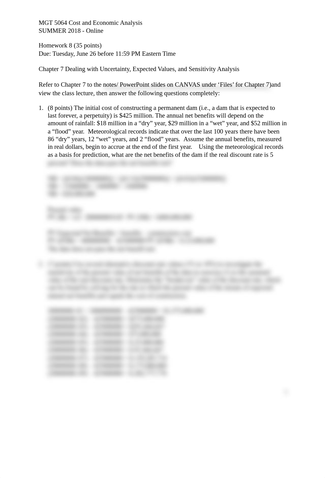 Tapia_Teudy_Homework 8_ Chapter 7 Dealing with Uncertainty, Expected Values, and Sensitivity Analysi_dvfp2vj5x5b_page1