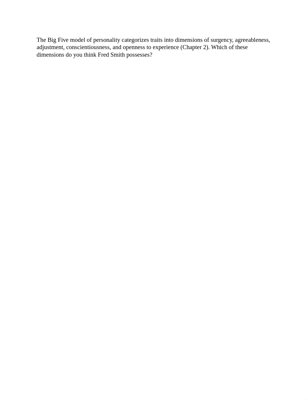 The Big Five model of personality categorizes traits into dimensions of surgency.docx_dvfsncmfe1u_page1