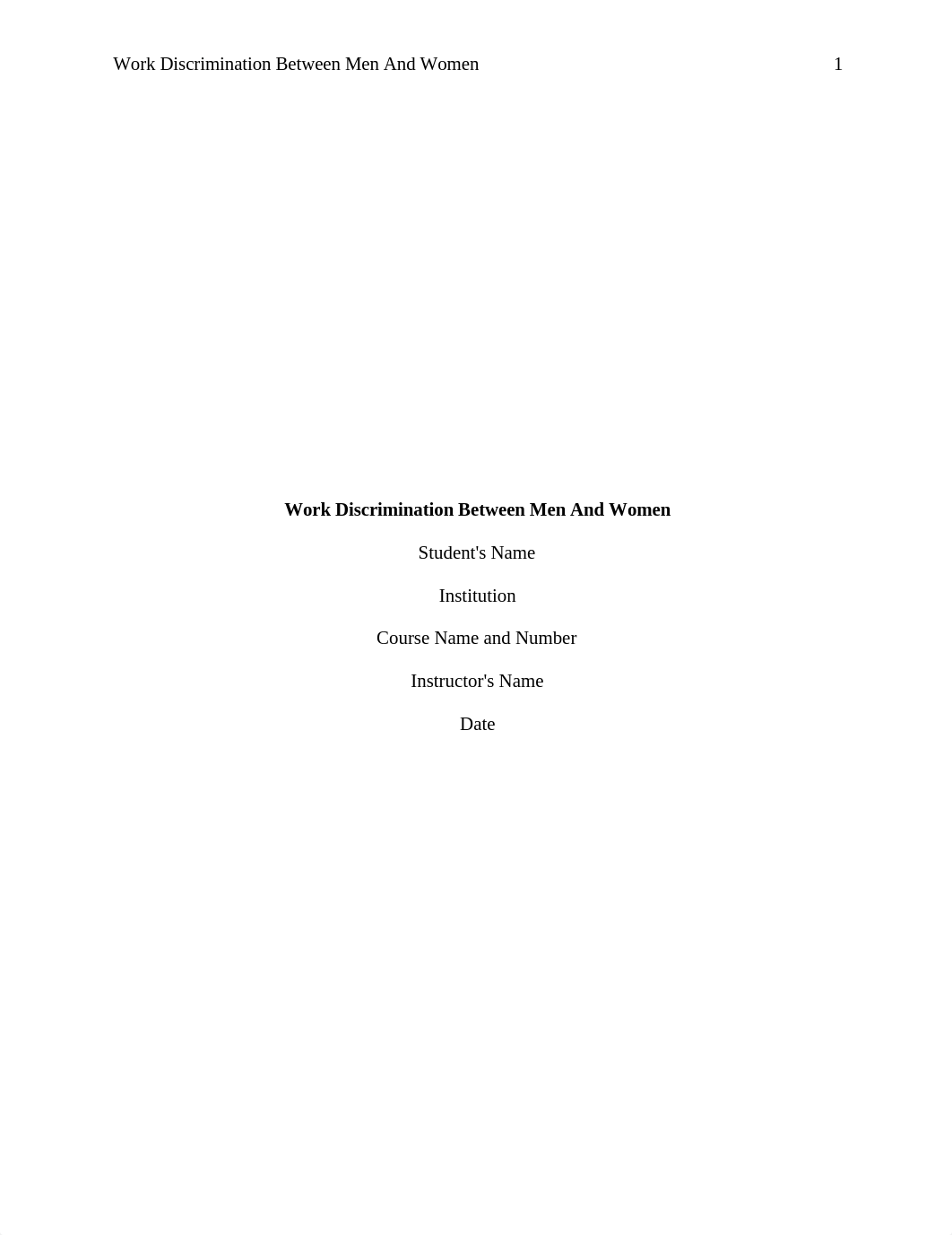 Work Discrimination Between Men And Women.docx_dvfvabqrq12_page1