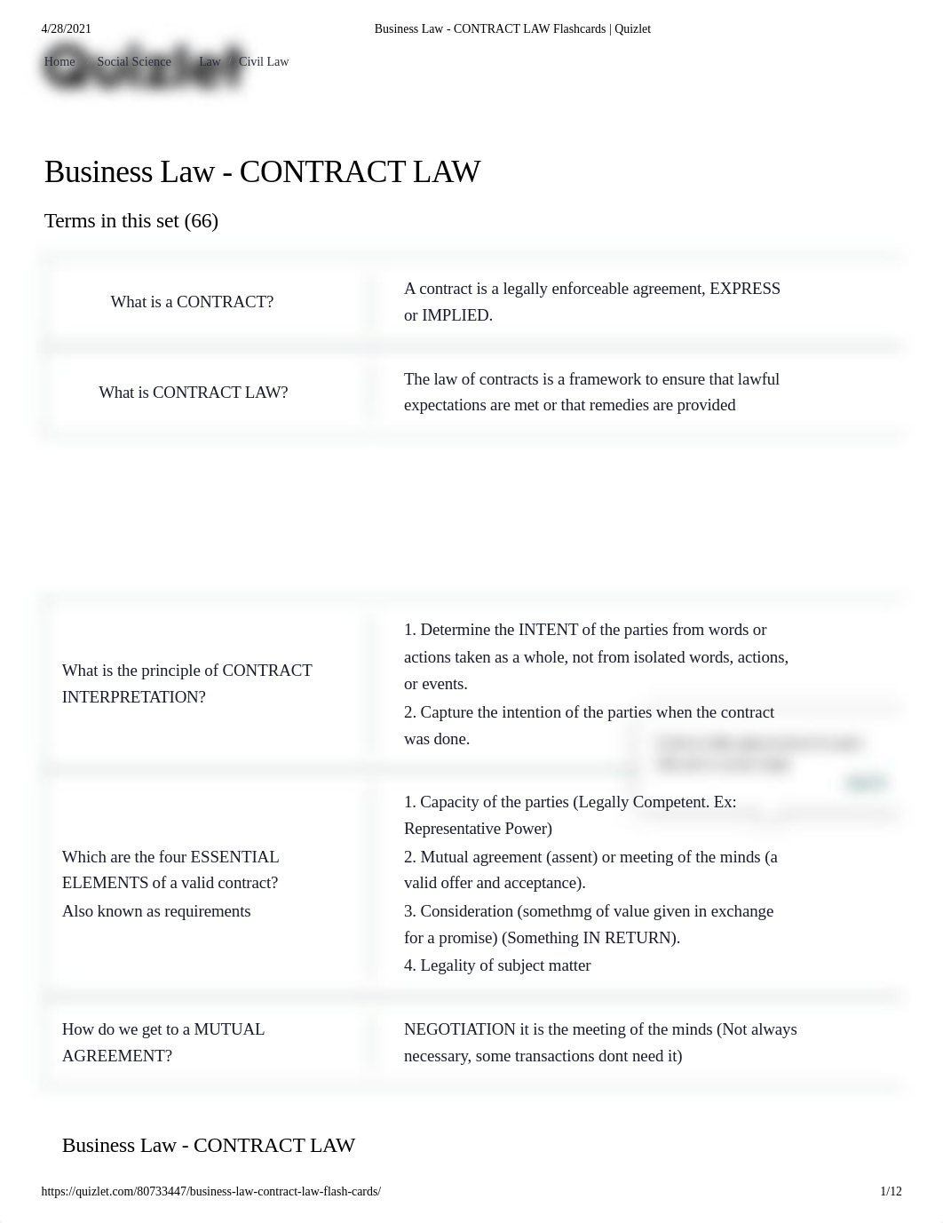 Business Law - CONTRACT LAW Flashcards.pdf_dvg4ywrmmq7_page1