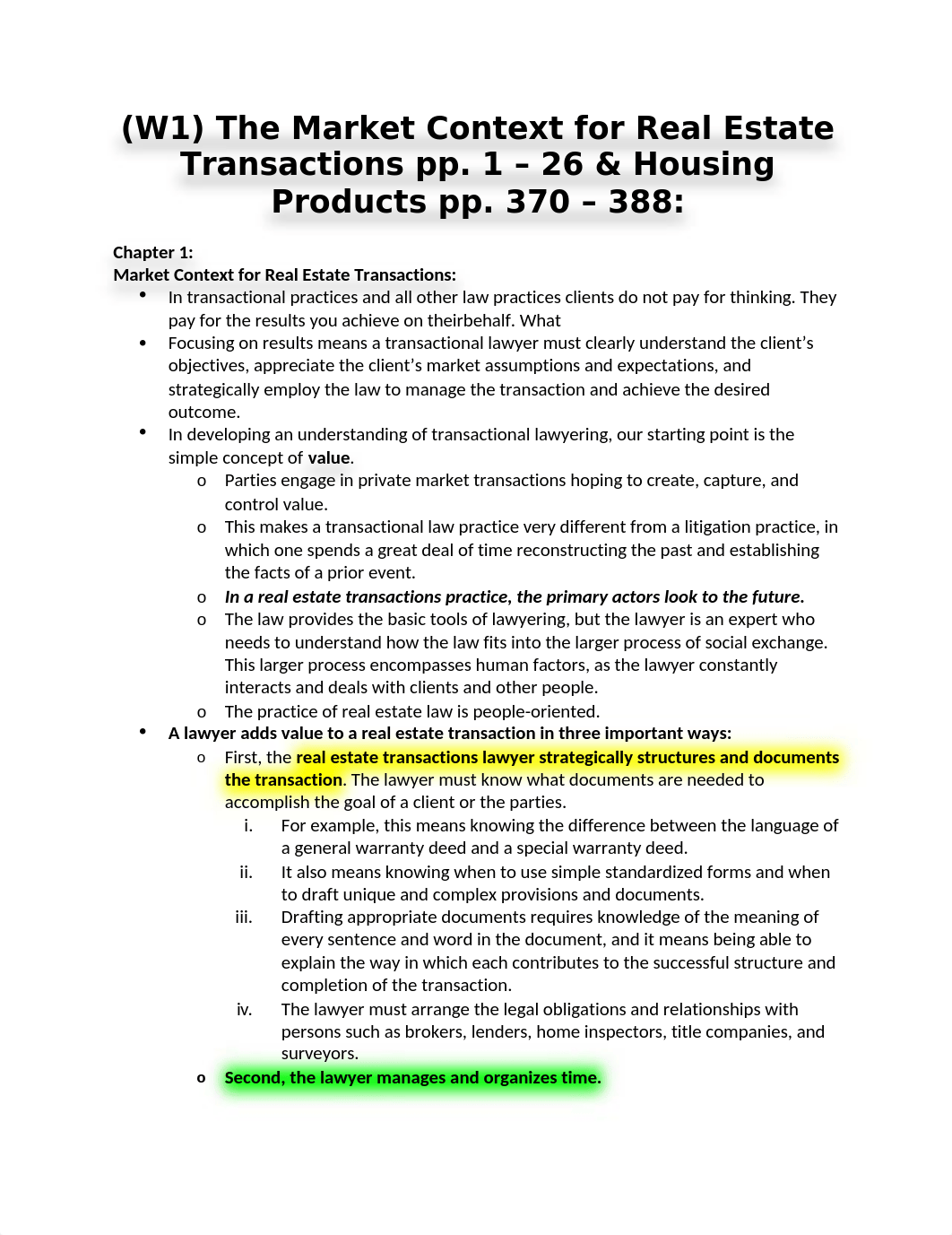 (W1) The Market Context for Real Estate Transactions pp. 1 - 26 & Housing Products pp. 370 - 388.doc_dvgfe2871hk_page1