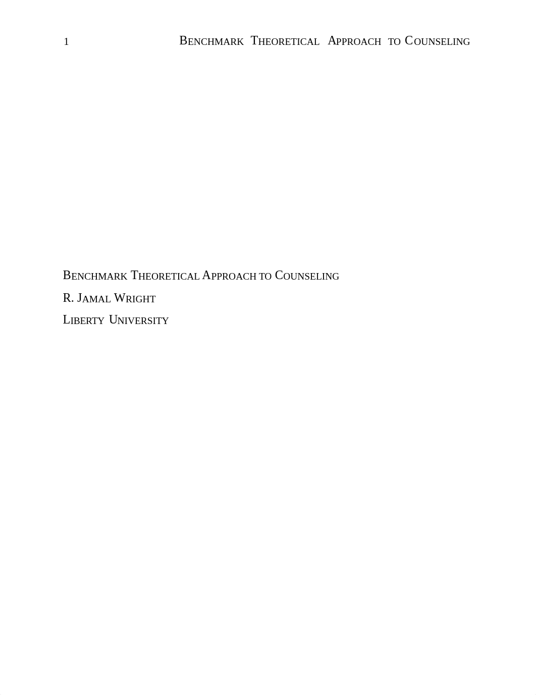 Benchmark Theoretical Approach to Counseling Final .docx_dvgi911xzcm_page1