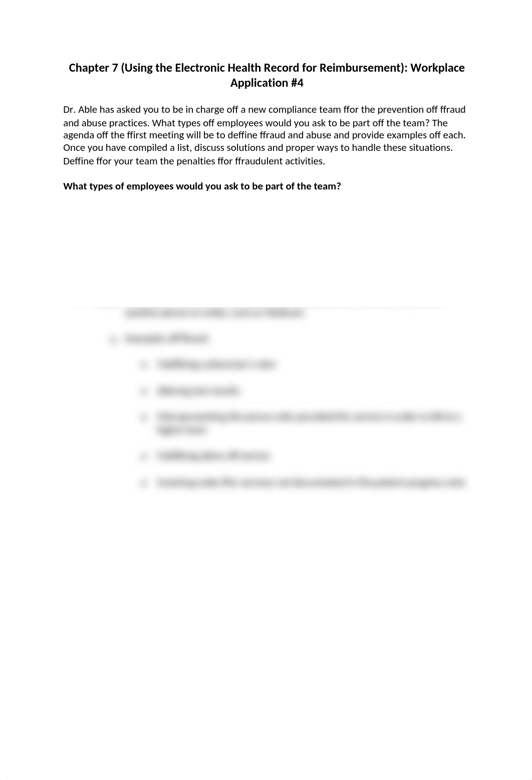 Chapter 7 (Using the Electronic Health Record for Reimbursement)-Workplace Application #4.docx_dvgnnk0ca6f_page1