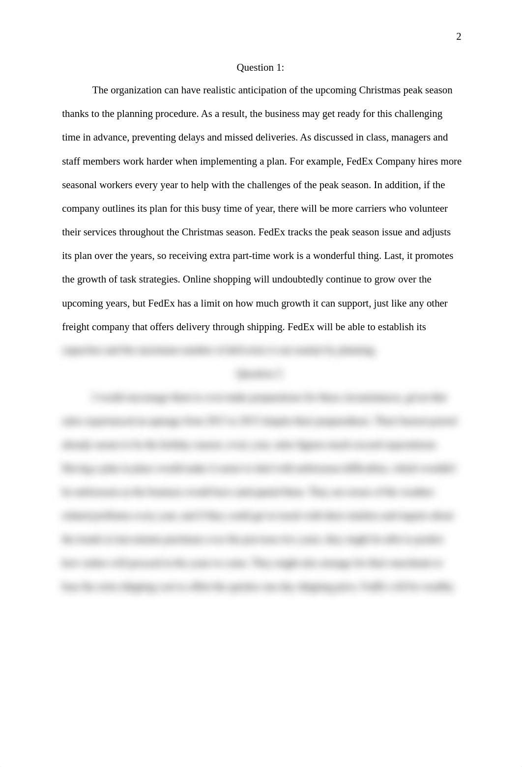 Essay 1 BAM 315-Case Application 1- Planning for Holiday Shipping at FedEx.edited.docx_dvgv1b7mwzx_page2