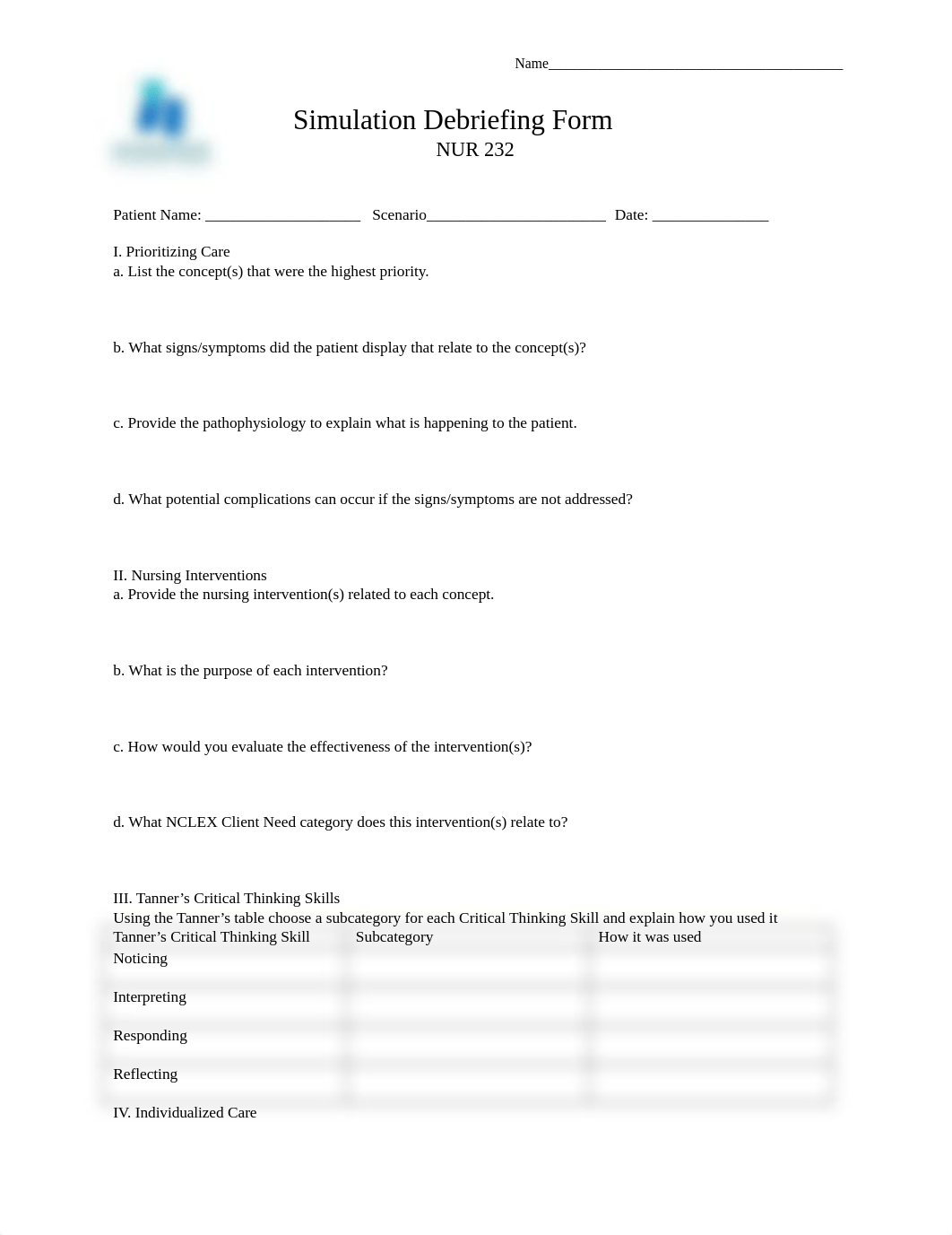 NUR 232 Simulation Debriefing Form-7.docx_dvgwq0whq9v_page1