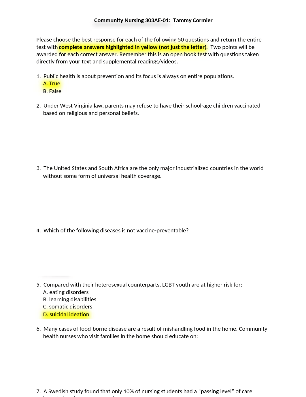 Final+Exam community health Tammy_Cormier_dvh4yjae4yl_page1