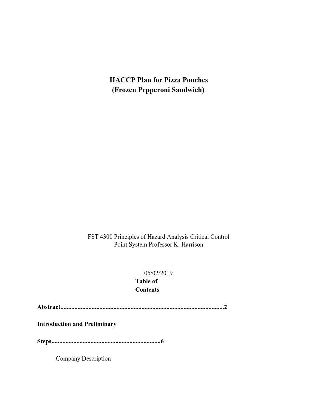 HACCP PROJECT PIZZA POUCHES.pdf_dvh5w5gap33_page1