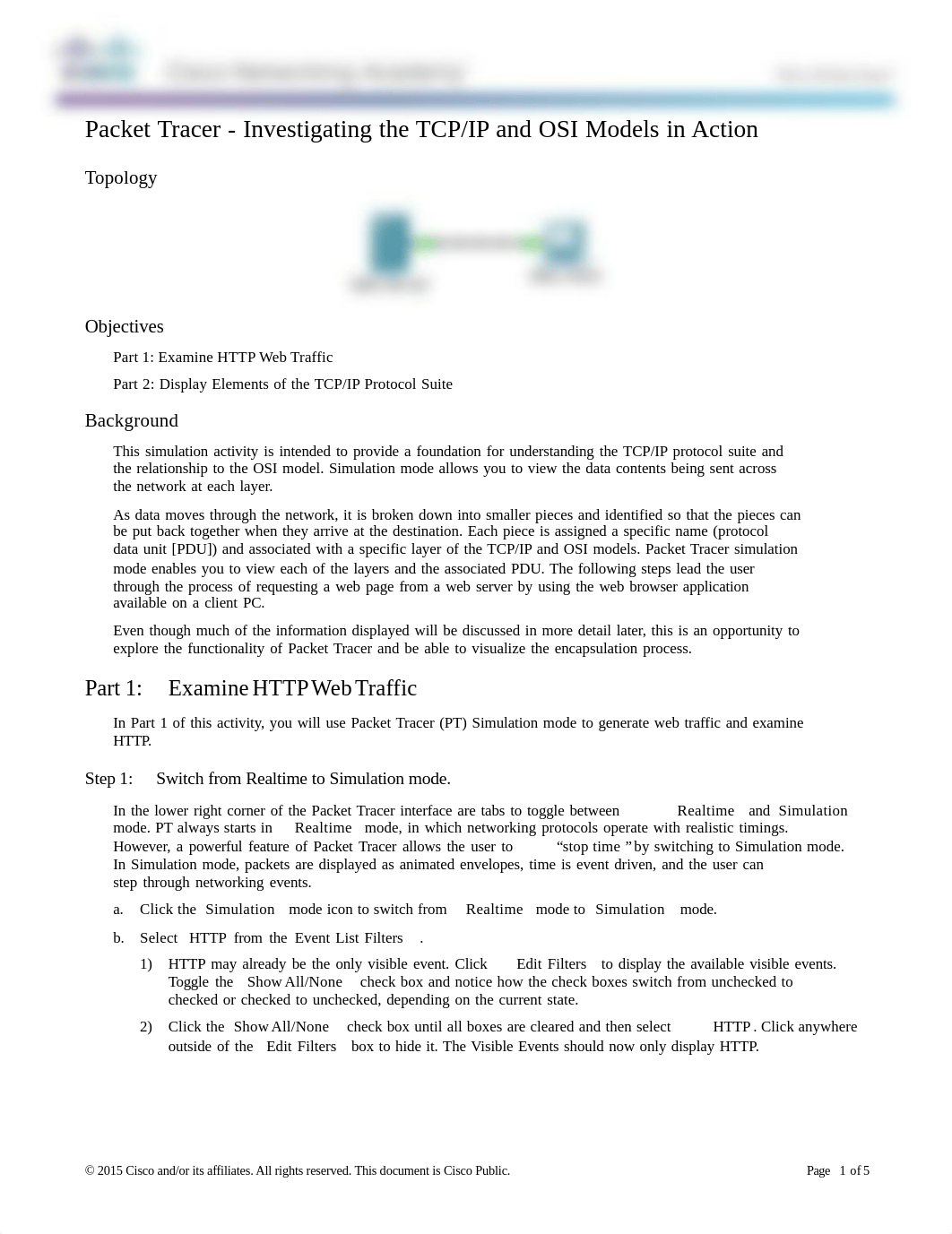 3.2.4.6 Packet Tracer - Investigating the TCP-IP and OSI Models in Action.pdf_dvhddwuig6r_page1