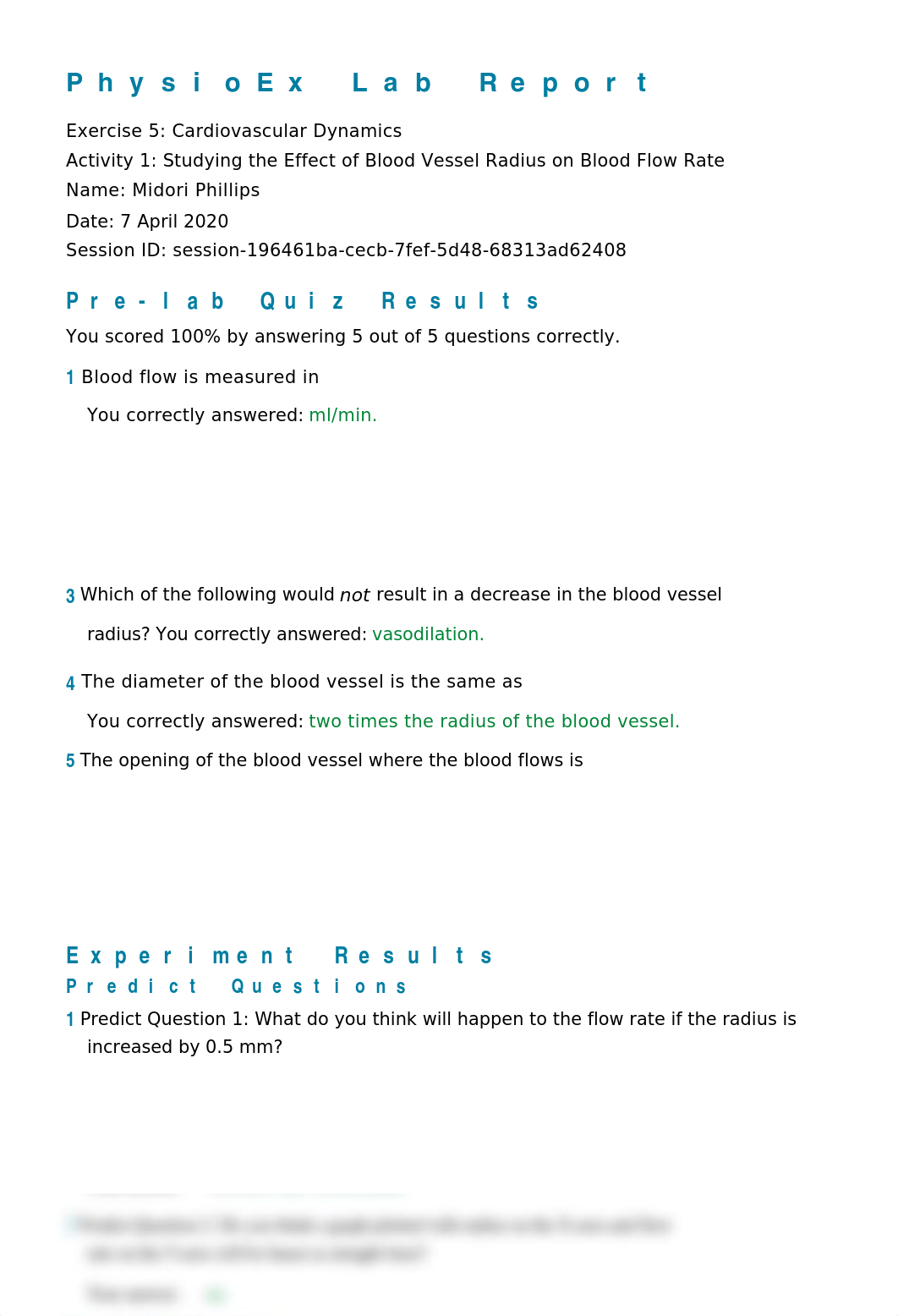 PEx  Studying blood vessel Radius on Flow Rate Exercise 5 Activity 1.docx_dvheeckdlnf_page1