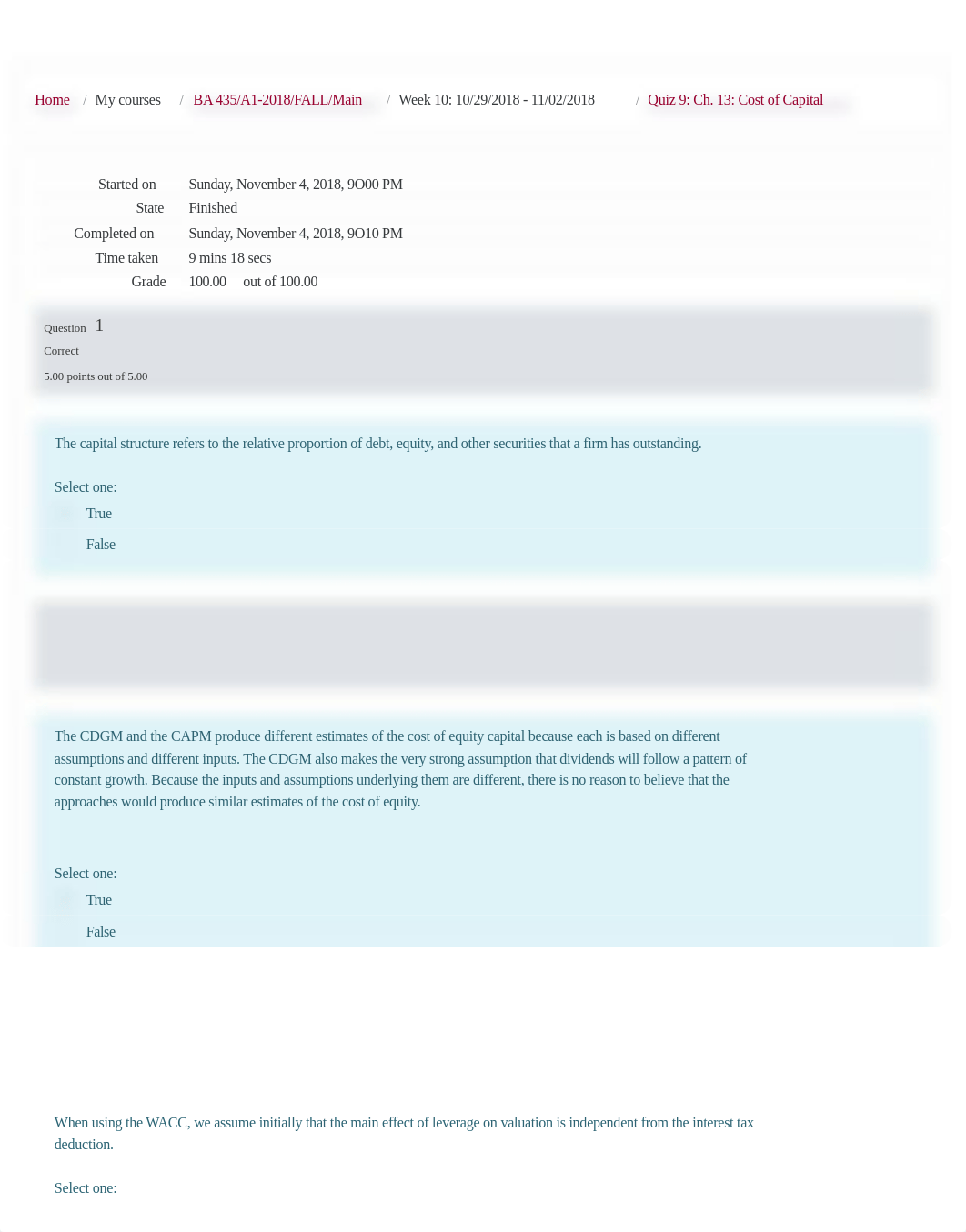 Quiz 9: Ch. 13: Cost of Capital.pdf_dvhgkd97mo0_page1