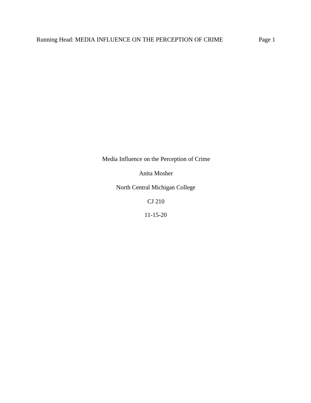 Article 1 - Media Influence on the Perception of Crime.pdf_dvhj9cnvsn1_page1