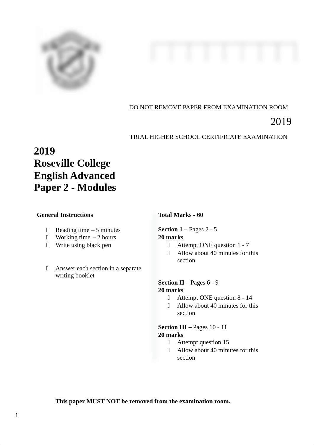 2019 Year 12 Roseville CollegeTrial HSC - English Advanced Paper 2 - Modules.pdf_dvhl1m8cz0w_page1