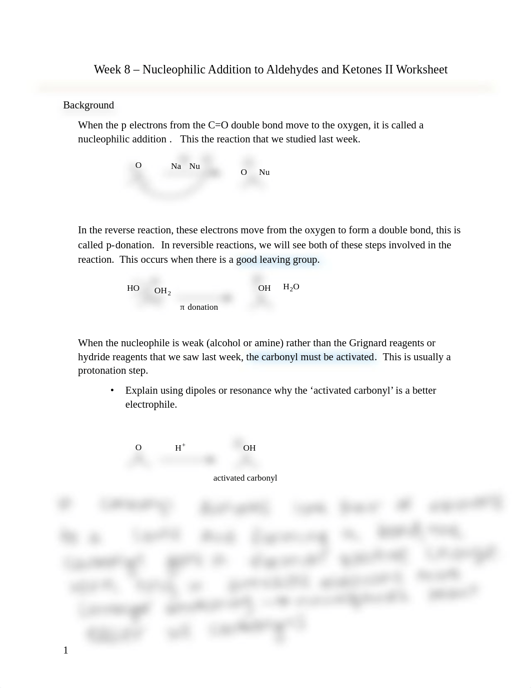 Week 8 Nucleophilic Addition to Carbonyls Part II.pdf_dvhu7o5hqdm_page1