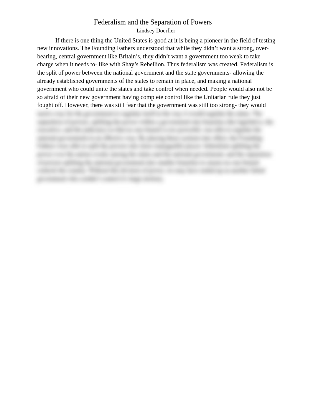 Student generated Federalism and the Separation of Powers Mini-Essay_dvi4kcebb7s_page1