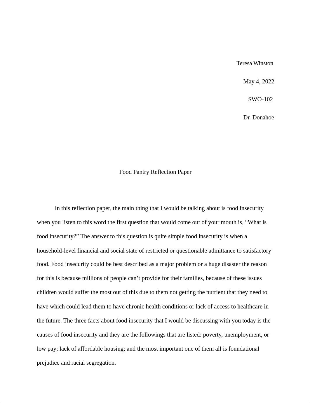 Food Pantry Reflection Paper.docx_dvioqhxxuo1_page1