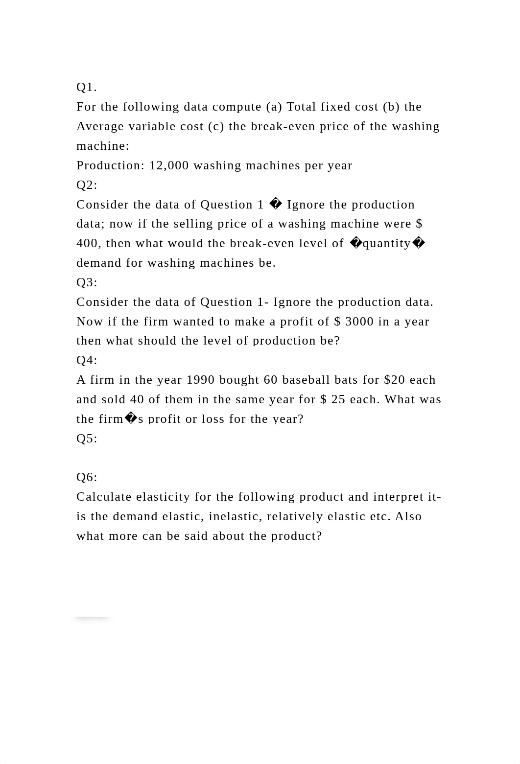 Q1.For the following data compute (a) Total fixed cost (b) the Ave.docx_dvj036v8ik7_page2