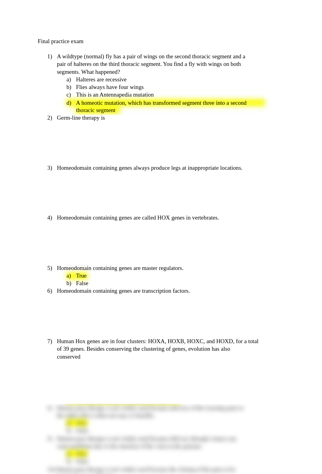 Genetics Final practice exam.pdf_dvj0sfdjlif_page1