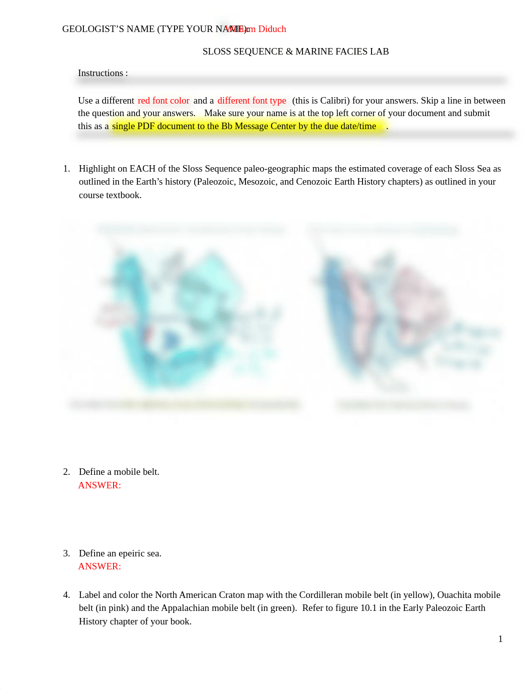 Sloss Sequence Lab Form meh_dvj1i4ezmjy_page1