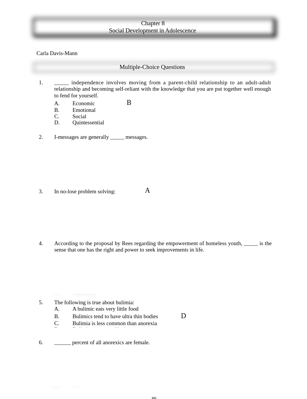 Understanding Human Behavior-Zastrow Chapter 8-Student Test (1).doc_dvj3rlkyias_page1