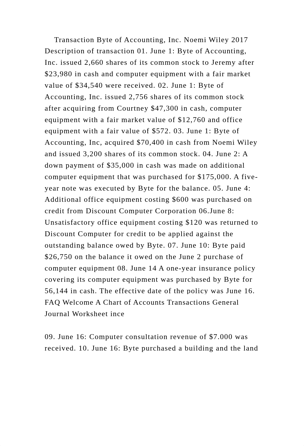 Transaction Byte of Accounting, Inc. Noemi Wiley 2017 Description .docx_dvj4urr70vh_page2