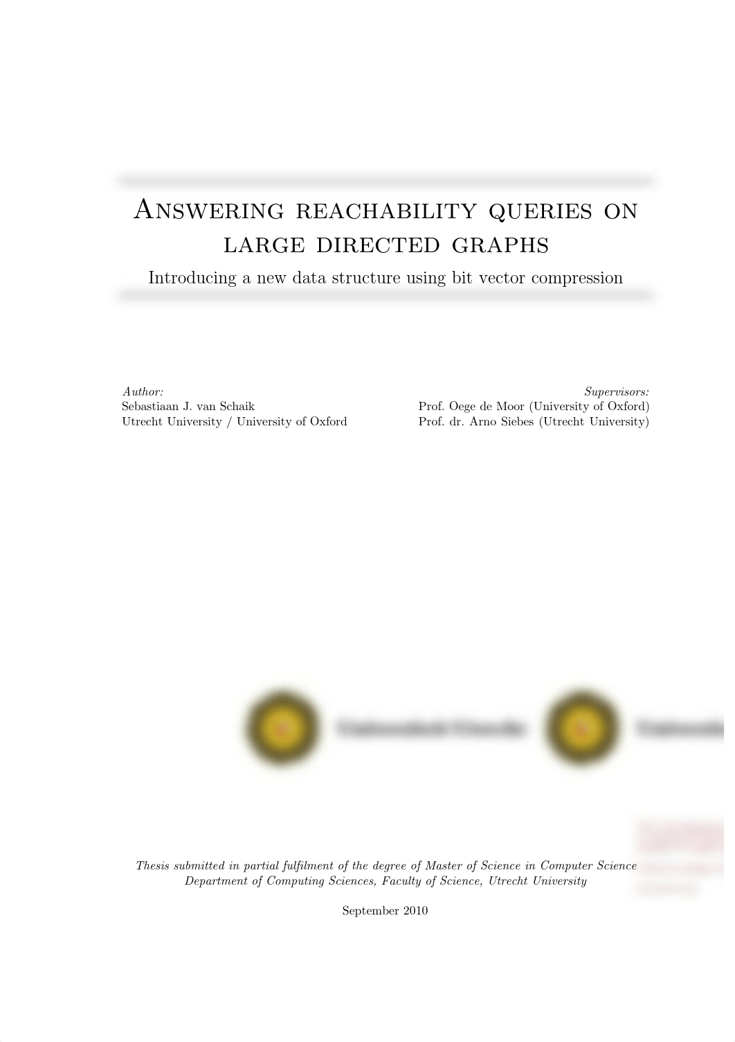 Answering Reachability Queries on Large Directed Graphs - INF-SCR-10-10 (September, 2010).pdf_dvjb98b6qx0_page1