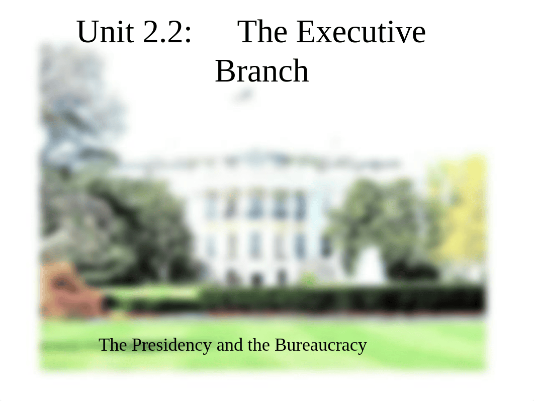 AP Gov Unit 2.2 The Presidency and Executive Branch.pptx_dvje1vkwadh_page1