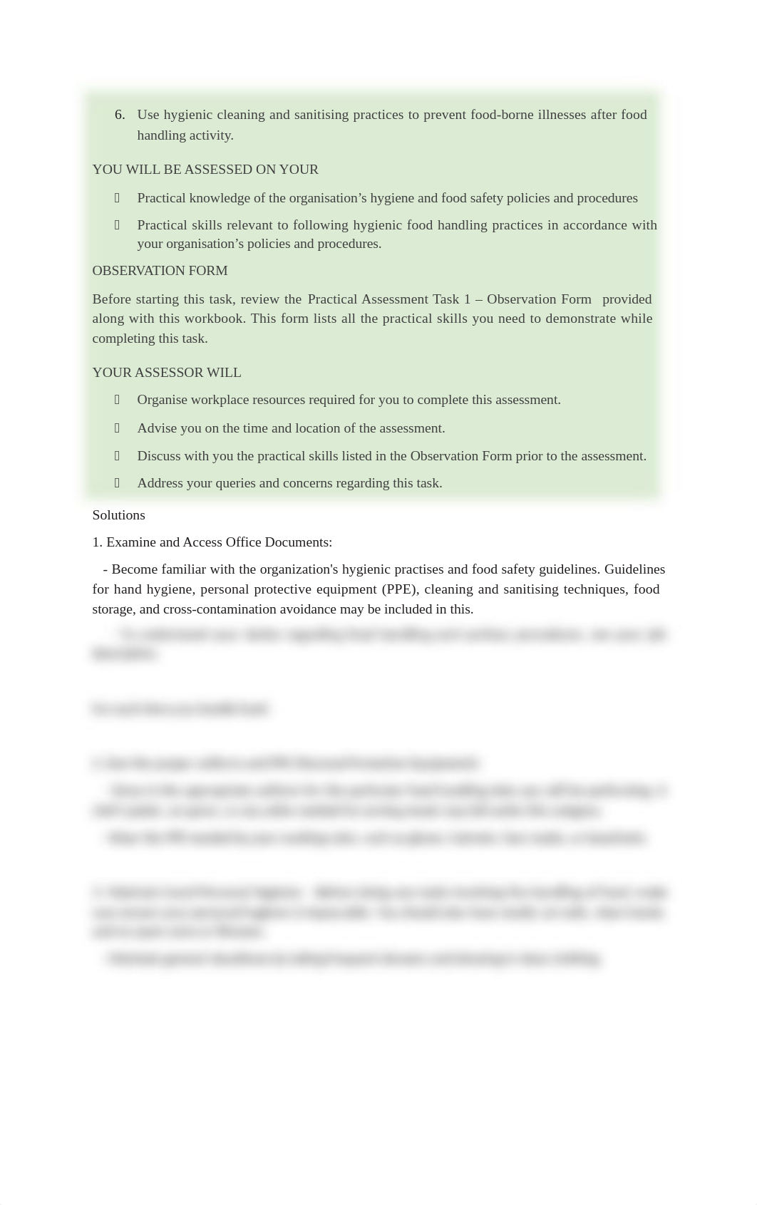 SITXFSA005 - Assessment PRACTICAL answers.docx_dvjgchbvd4g_page2