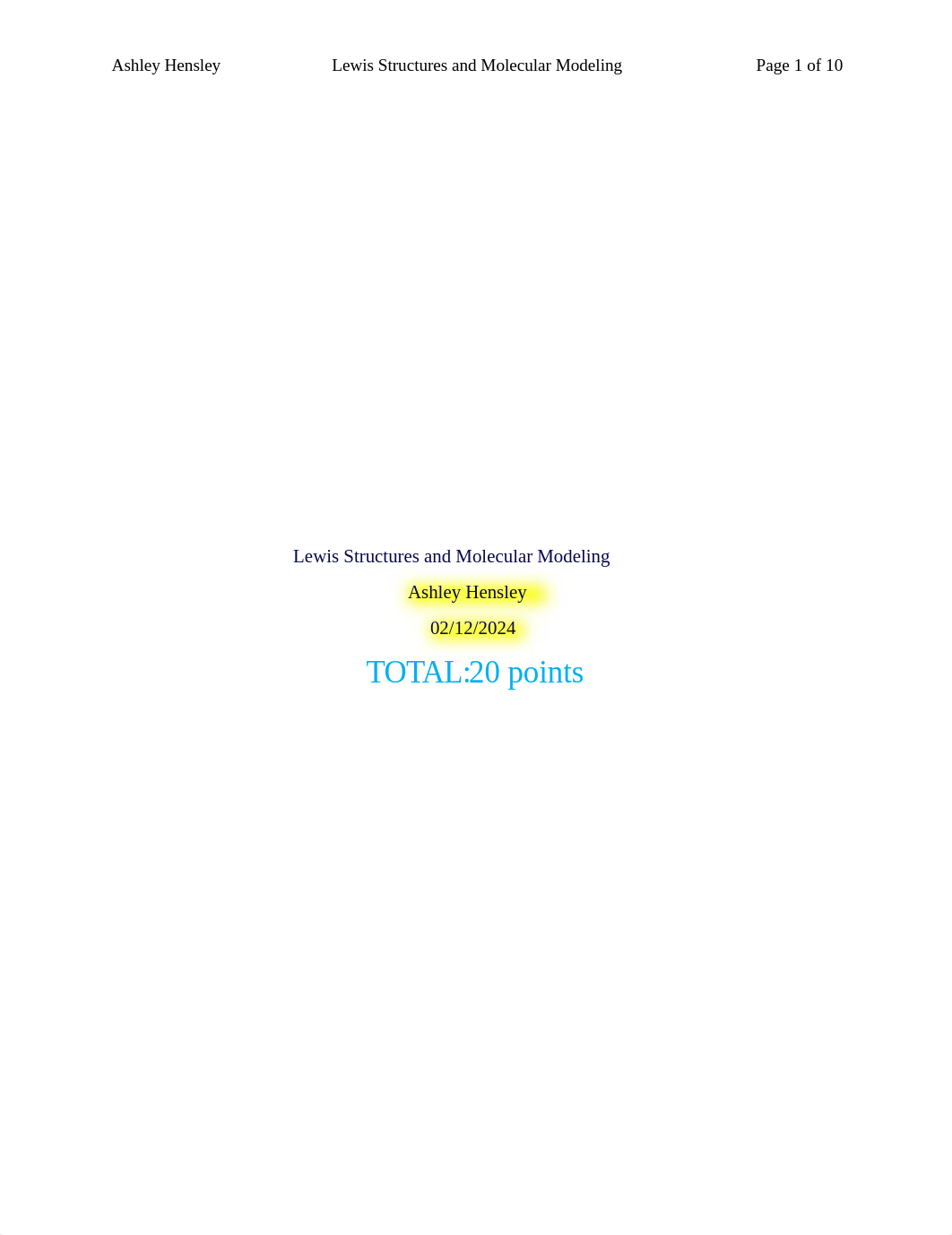 Ashley Hensley_6a _Molecular Modeling and Lewis Structure - Worksheet.pdf_dvjgpjvuuqd_page1