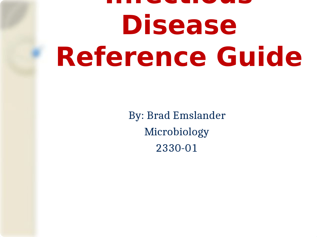 Infectious Disease Reference Guide.pptx_dvjq3g4ywss_page1