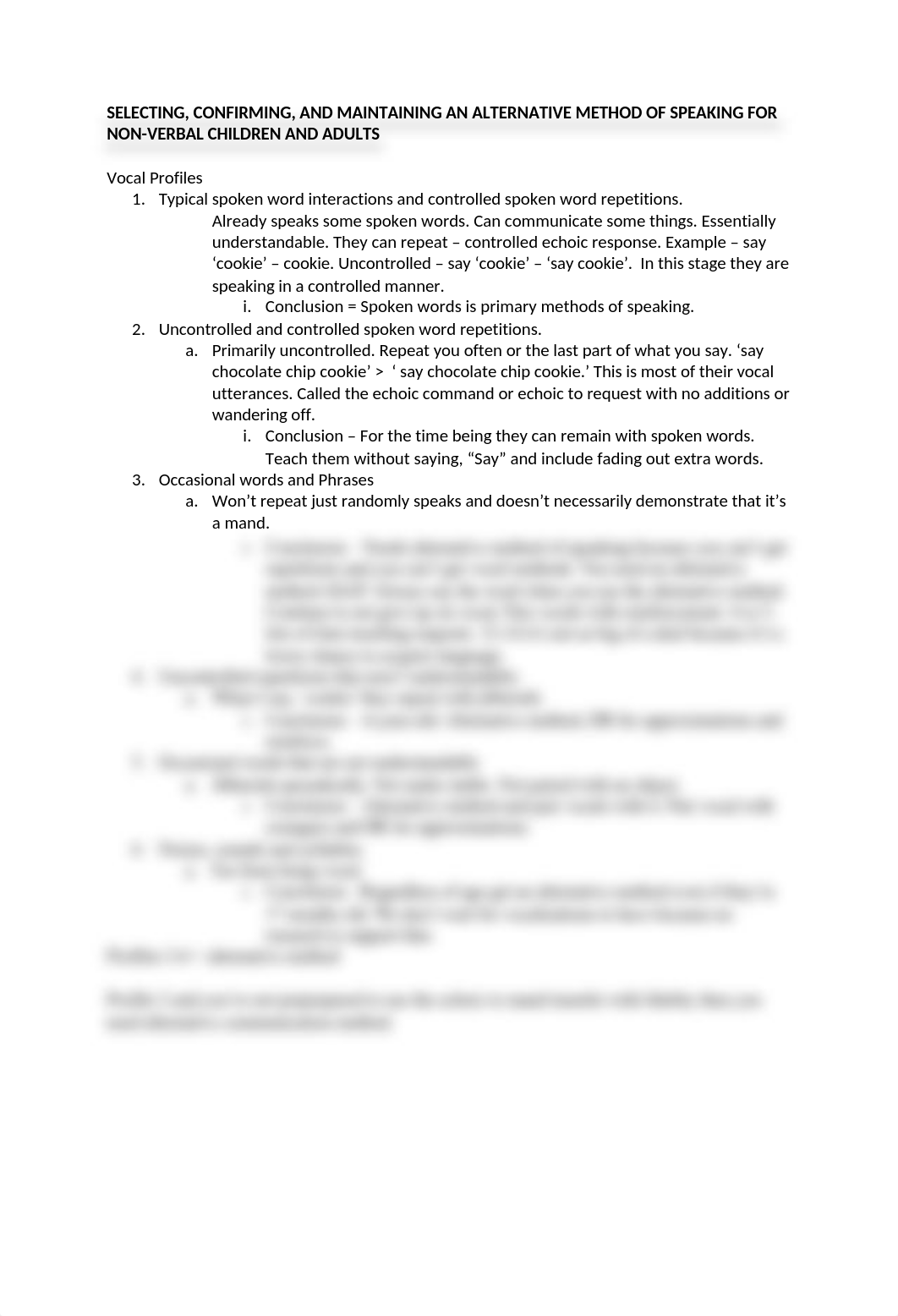 Foxy Learning SELECTING^J CONFIRMING^J AND MAINTAINING AN ALTERNATIVE METHOD OF SPEAKING FOR NON-VER_dvjq4yc6r4u_page1