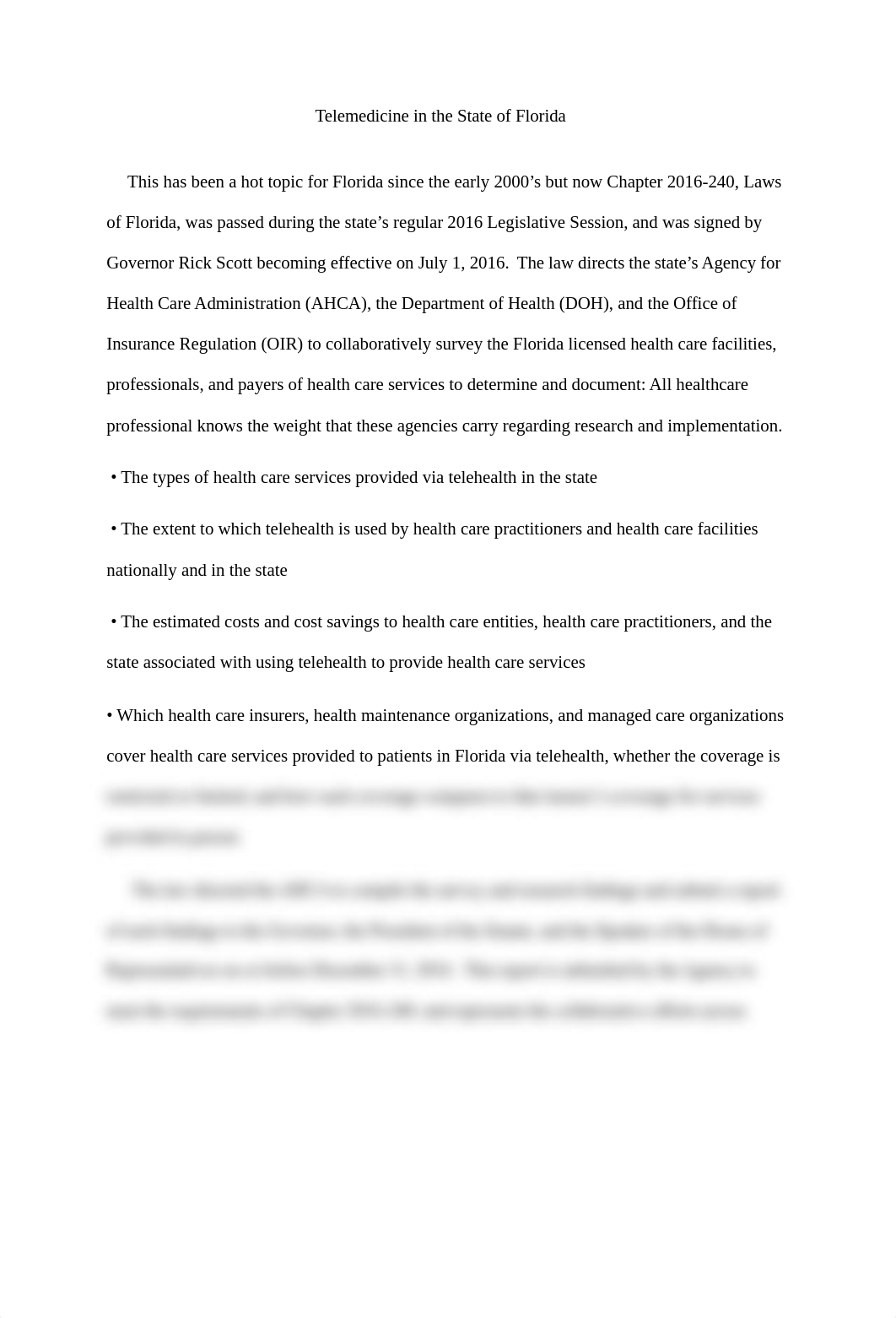 Telehealth and Telemedicine in Florida MHA-531.docx_dvjrq63plpg_page1