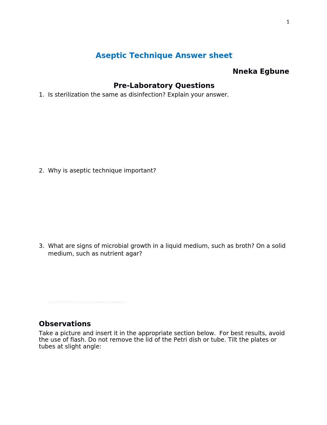 Aseptic Technique answer sheet.docx_dvjw895sxrh_page1