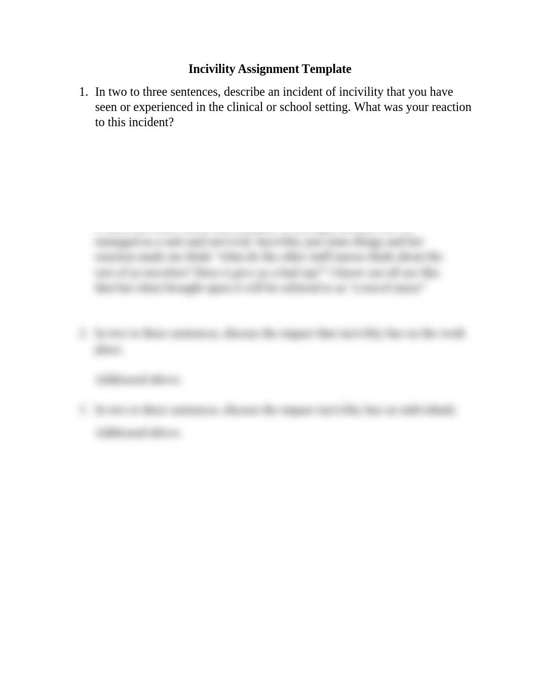 Incivility Assignment Template (2).docx_dvks8od26g1_page1