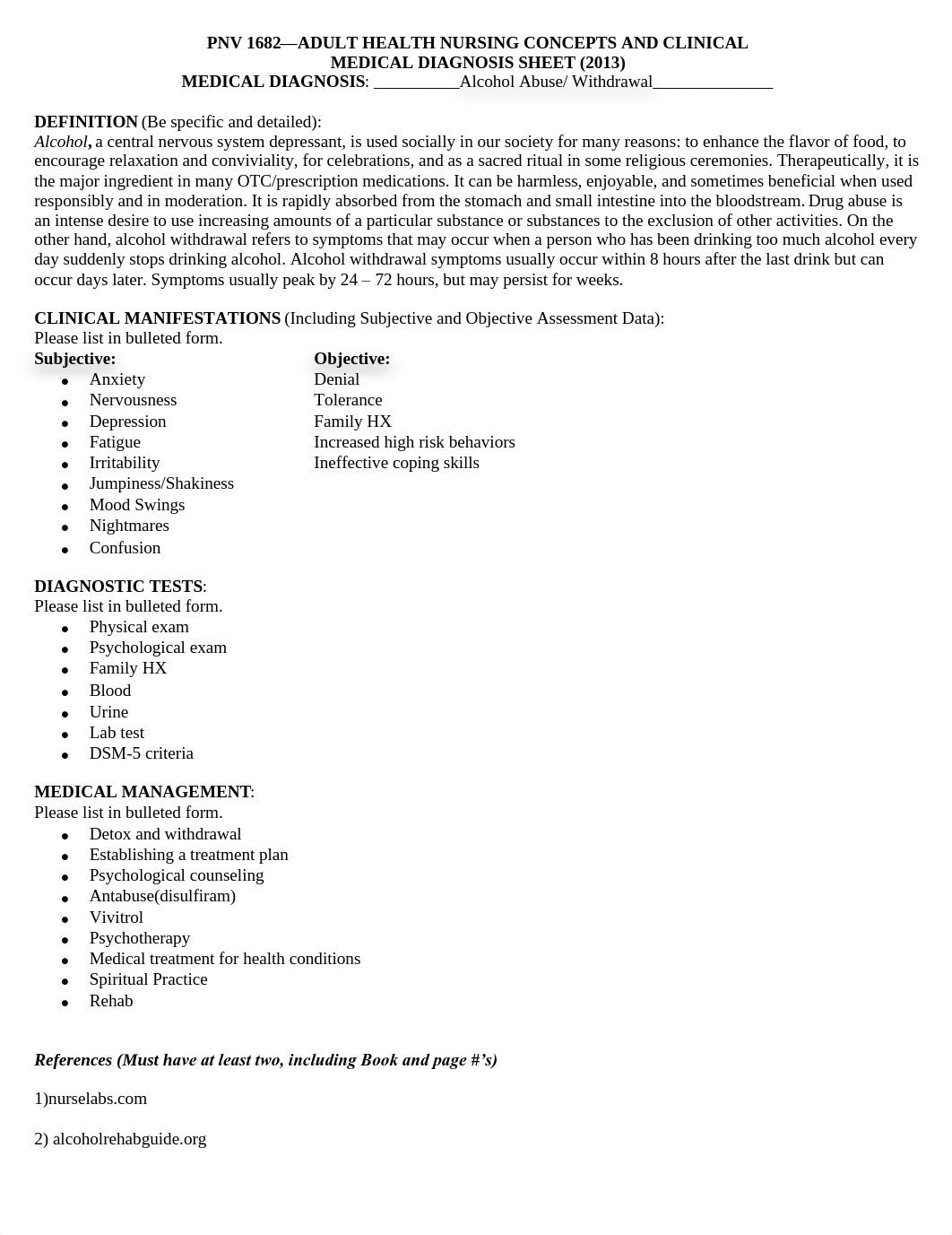 Alcohol Abuse WEEK 3 CAREPLAN.pdf_dvkziv2kifr_page1