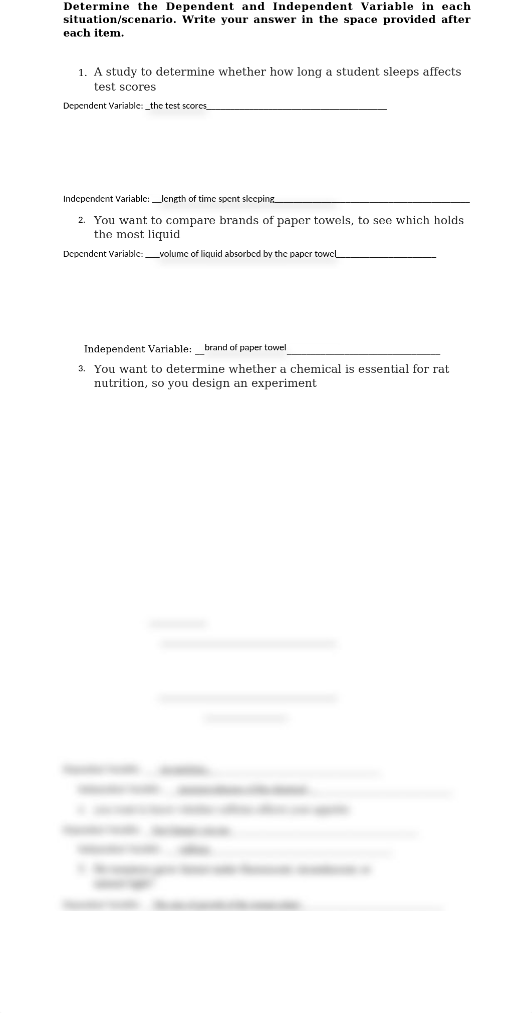 Determine the Dependent and Independent Variable in each situation.docx_dvl3jap3u6m_page1